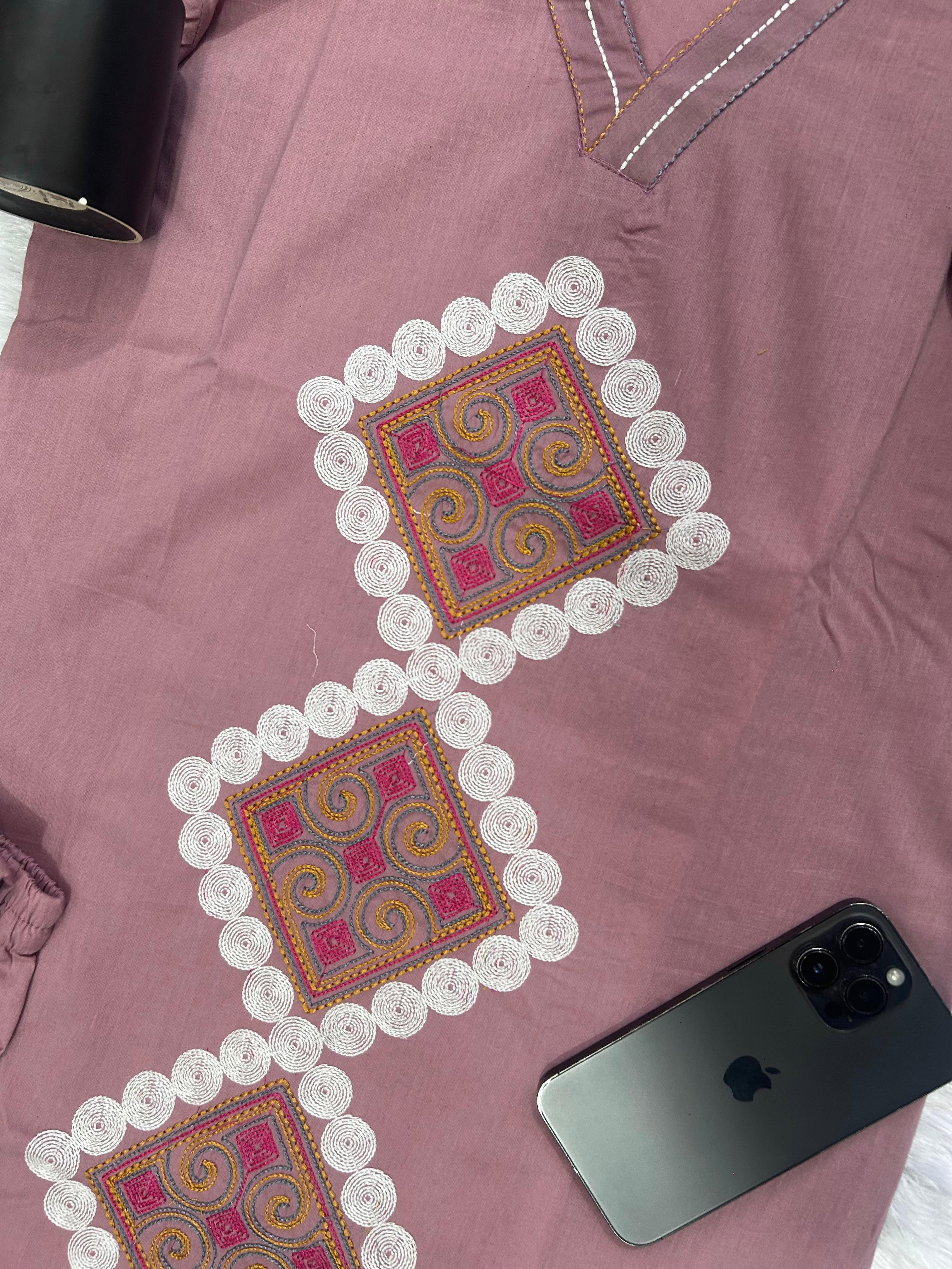 Pure Cotton Kurti Pant Set